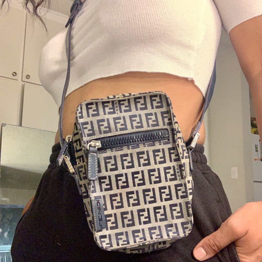 Rare Authentic Fendi Monogram Crossbody